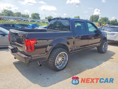 Trzecie zdjęcie samochodu z tyłu: 2018 FORD F150 SUPERCREW VIN:1FTEW1EGXJKC29887 - miniatura