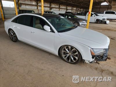 Czwarte zdjęcie samochodu z boku: 2012 AUDI A8 L QUATTRO VIN:WAURVAFDXCN005333 - miniatura