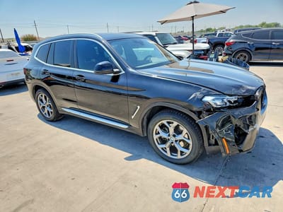 Czwarte zdjęcie samochodu z boku: 2023 BMW X3 SDRIVE30I VIN:5UX43DP02P9R75626 - miniatura