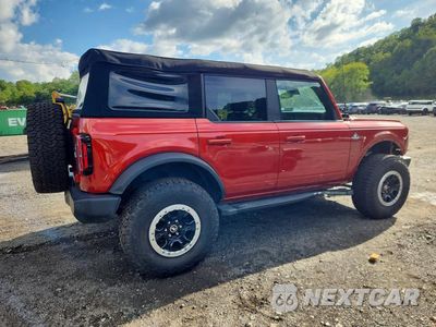 Trzecie zdjęcie samochodu z tyłu: 2023 FORD BRONCO BASE/BIG BEND/BLACK DIAMOND/OUTER BANKS/BADLANDS/WILDTRAK/EVERGLADES VIN:1FMEE5DP7PLB20684 - miniatura