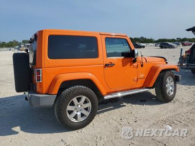 Trzecie zdjęcie samochodu z tyłu: 2012 JEEP WRANGLER SAHARA VIN:1C4GJWBG7CL199916 - miniatura
