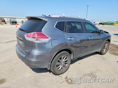 Trzecie zdjęcie samochodu z tyłu: 2016 NISSAN ROGUE SL VIN:5N1AT2MT9GC812767 - miniatura