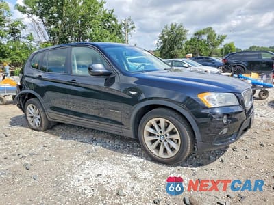 Czwarte zdjęcie samochodu z boku: 2014 BMW X3 XDRIVE28I VIN:5UXWX9C51E0D14055 - miniatura