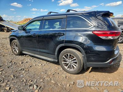 Drugie zdjęcie samochodu z przodu: 2019 TOYOTA HIGHLANDER XLE VIN:5TDJZRFH4KS624508 - miniatura