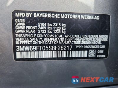 Zdjęcie 12 z 12 samochodu: 2025 BMW M340XI VIN:3MW69FT05S8F28217 - miniatura
