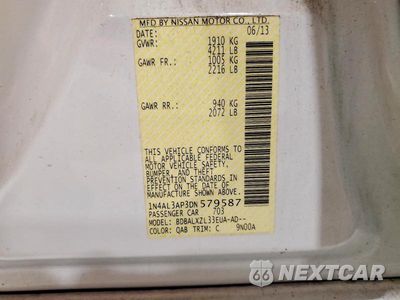 Zdjęcie 12 z 12 samochodu: 2013 NISSAN ALTIMA 2.5 VIN:1N4AL3AP3DN579587 - miniatura