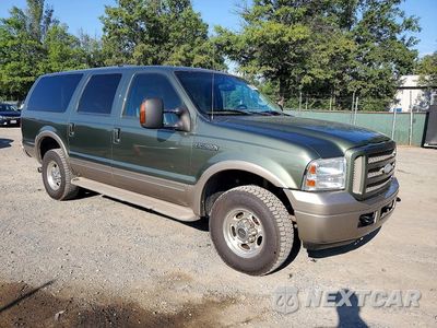 Czwarte zdjęcie samochodu z boku: 2005 FORD EXCURSION EDDIE BAUER VIN:1FMSU45P95EB92468 - miniatura