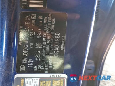 Zdjęcie 12 z 12 samochodu: 2020 KIA FORTE LXS VIN:3KPF24ADXLE198949 - miniatura