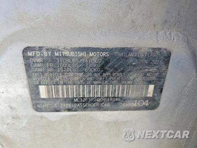 Zdjęcie 12 z 12 samochodu: 2019 MITSUBISHI MIRAGE G4 ES VIN:ML32F3FJ4KHF18146 - miniatura