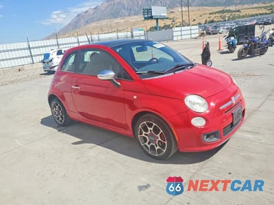 Czwarte zdjęcie samochodu z boku: 2012 FIAT 500 SPORT VIN:3C3CFFBR7CT113661 - miniatura