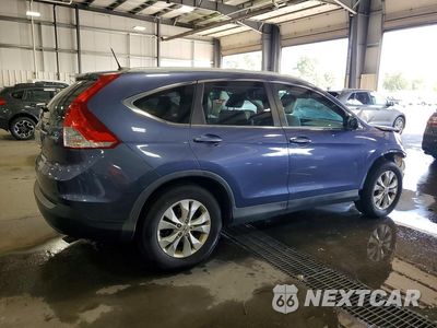 Trzecie zdjęcie samochodu z tyłu: 2013 HONDA CR-V EXL VIN:2HKRM4H77DH666477 - miniatura