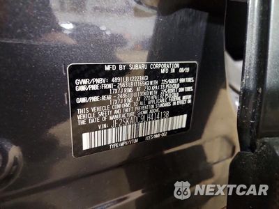 Zdjęcie 13 z 13 samochodu: 2020 SUBARU FORESTER VIN:JF2SKADC9LH414138 - miniatura