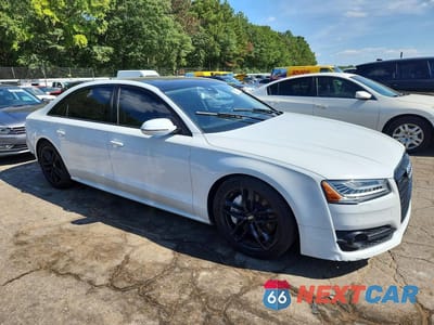 Czwarte zdjęcie samochodu z boku: 2017 AUDI A8 L QUATTRO VIN:WAU43AFD5HN021107 - miniatura