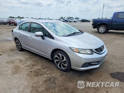 Czwarte zdjęcie samochodu z boku: 2015 HONDA CIVIC LX VIN:19XFB2F52FE113080 - miniatura