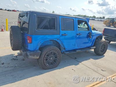 Trzecie zdjęcie samochodu z tyłu: 2015 JEEP WRANGLER UNLIMITED SPORT VIN:1C4BJWDG5FL745740 - miniatura