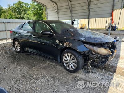 Czwarte zdjęcie samochodu z boku: 2016 KIA OPTIMA EX VIN:5XXGU4L31GG066162 - miniatura