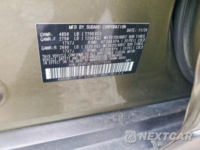 Zdjęcie 13 z 13 samochodu: 2025 SUBARU OUTBACK PREMIUM VIN:4S4BTACC5S3179595 - miniatura