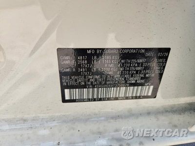 Zdjęcie 13 z 13 samochodu: 2026 SUBARU CROSSTREK PREMIUM VIN:4S4GUHD68T3750079 - miniatura