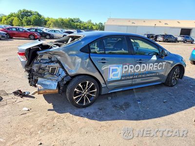 Trzecie zdjęcie samochodu z tyłu: 2020 TOYOTA COROLLA LE VIN:JTDHPRAE1LJ031768 - miniatura