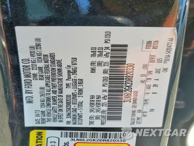 Zdjęcie 12 z 12 samochodu: 2013 LINCOLN MKZ VIN:3LN6L2GK2DR820330 - miniatura