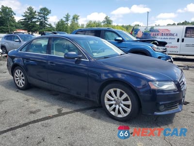 Czwarte zdjęcie samochodu z boku: 2010 AUDI A4 PREMIUM PLUS VIN:WAUFFAFL8AN014360 - miniatura