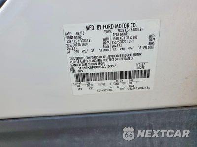 Zdjęcie 13 z 13 samochodu: 2017 FORD EXPLORER LIMITED VIN:1FM5K8F80HGA15317 - miniatura