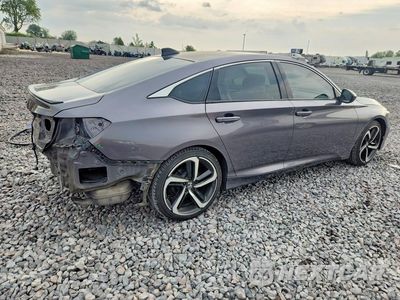 Trzecie zdjęcie samochodu z tyłu: 2019 HONDA ACCORD SPORT VIN:1HGCV1F30KA021189 - miniatura