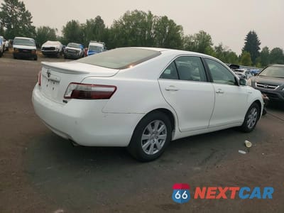 Trzecie zdjęcie samochodu z tyłu: 2007 TOYOTA CAMRY HYBRID VIN:JTNBB46K573041683 - miniatura