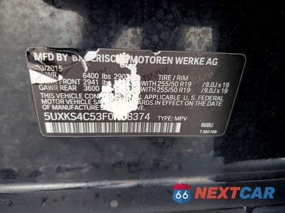 Zdjęcie 13 z 13 samochodu: 2015 BMW X5 XDRIVE35D VIN:5UXKS4C53F0N08374 - miniatura