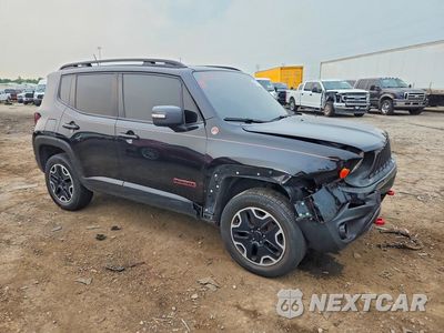 Czwarte zdjęcie samochodu z boku: 2017 JEEP RENEGADE TRAILHAWK VIN:ZACCJBCB0HPE55990 - miniatura