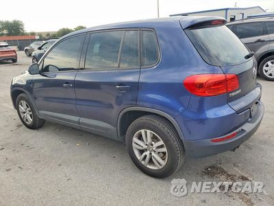 Drugie zdjęcie samochodu z przodu: 2014 VOLKSWAGEN TIGUAN S VIN:WVGAV3AX9EW519213 - miniatura