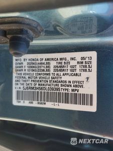 Zdjęcie 14 z 14 samochodu: 2013 HONDA CR-V EX VIN:5J6RM3H56DL039395 - miniatura