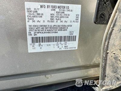 Zdjęcie 13 z 13 samochodu: 2017 FORD EDGE SEL VIN:2FMPK4J91HBC01084 - miniatura