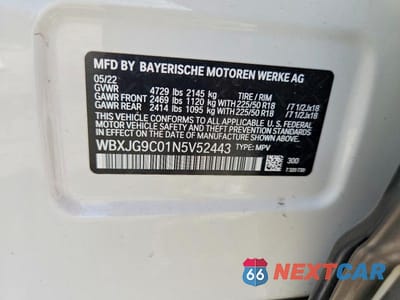 Zdjęcie 13 z 13 samochodu: 2022 BMW X1 XDRIVE28I VIN:WBXJG9C01N5V52443 - miniatura