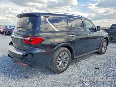 Trzecie zdjęcie samochodu z tyłu: 2020 INFINITI QX80 LUXE VIN:JN8AZ2NF0L9700592 - miniatura