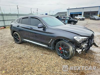 Czwarte zdjęcie samochodu z boku: 2021 BMW X4 XDRIVE30I VIN:5UX2V1C04M9F54334 - miniatura