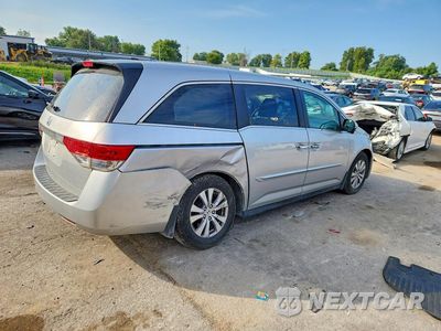 Trzecie zdjęcie samochodu z tyłu: 2015 HONDA ODYSSEY EXL VIN:5FNRL5H63FB015803 - miniatura