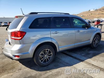 Trzecie zdjęcie samochodu z tyłu: 2018 DODGE JOURNEY SXT VIN:3C4PDCBG0JT528365 - miniatura