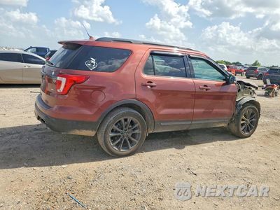 Trzecie zdjęcie samochodu z tyłu: 2018 FORD EXPLORER XLT VIN:1FM5K8DH2JGA75138 - miniatura
