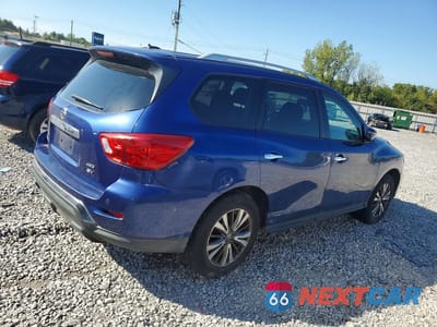 Trzecie zdjęcie samochodu z tyłu: 2018 NISSAN PATHFINDER SV VIN:5N1DR2MN6JC605483 - miniatura