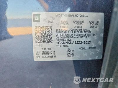 Zdjęcie 14 z 14 samochodu: 2018 GMC ACADIA SLE VIN:1GKKNKLA1JZ241013 - miniatura