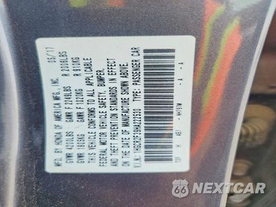 Zdjęcie 13 z 13 samochodu: 2017 HONDA ACCORD LX VIN:1HGCR2F39HA222530 - miniatura