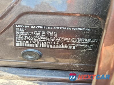 Zdjęcie 12 z 12 samochodu: 2013 BMW 528 XI VIN:WBAXH5C57DD111443 - miniatura