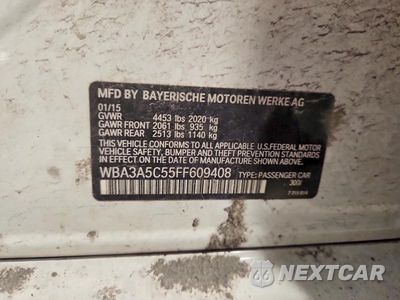 Zdjęcie 12 z 12 samochodu: 2015 BMW 328 I VIN:WBA3A5C55FF609408 - miniatura