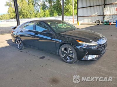 Czwarte zdjęcie samochodu z boku: 2023 HYUNDAI ELANTRA LIMITED VIN:KMHLN4AJ4PU036317 - miniatura