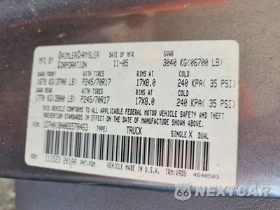 Zdjęcie 12 z 12 samochodu: 2006 DODGE RAM 1500 ST VIN:1D7HA18N06S578463 - miniatura