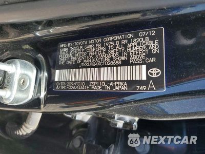 Zdjęcie 12 z 12 samochodu: 2012 SCION XD BASE VIN:JTKKU4B4XC1028688 - miniatura