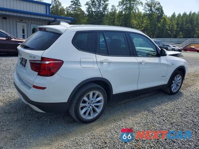 Trzecie zdjęcie samochodu z tyłu: 2016 BMW X3 XDRIVE28I VIN:5UXWX9C50G0D88537 - miniatura
