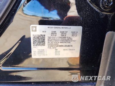 Zdjęcie 13 z 13 samochodu: 2019 CHEVROLET TRAVERSE LT VIN:1GNEVGKW0KJ318576 - miniatura