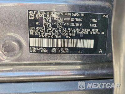 Zdjęcie 13 z 13 samochodu: 2022 TOYOTA RAV4 XLE VIN:2T3W1RFV4NC178898 - miniatura